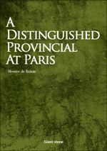 A Distinguished Provincial At Paris